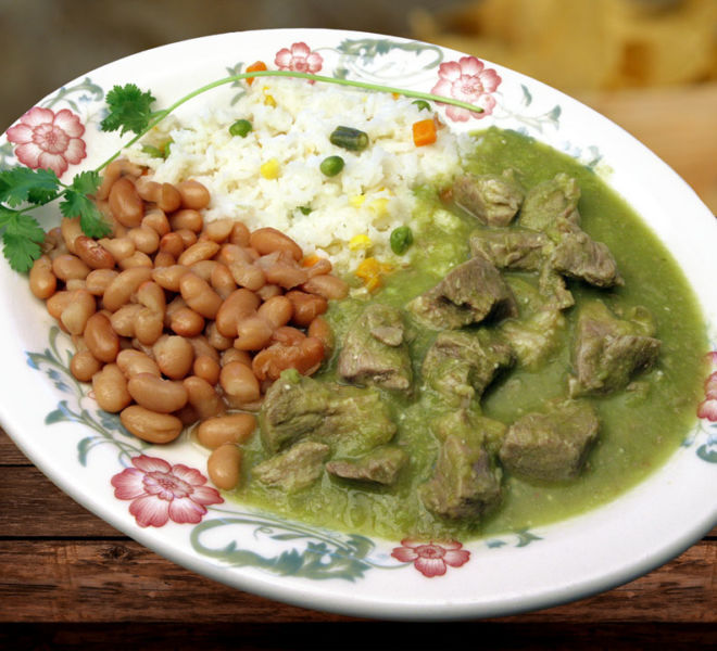 carne de puerco en chile verde